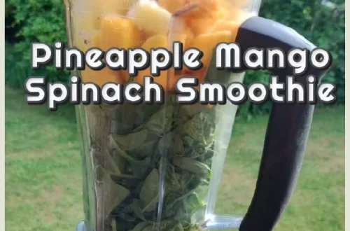 Pineapple Mango Spinach Smoothie with Sunwarrior Boosts