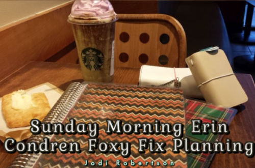 Sunday Morning Erin Condren Foxy Fix Planning