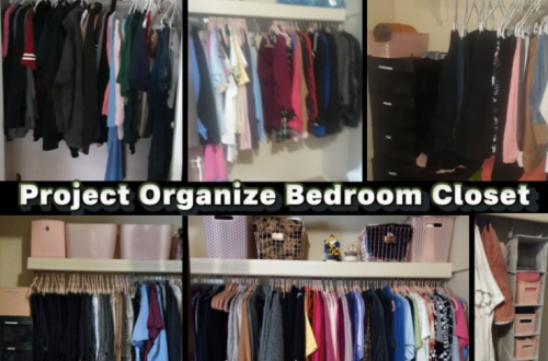 Project Organize Bedroom Closet