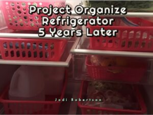 Project Organize Refrigerator 5 Years Later
