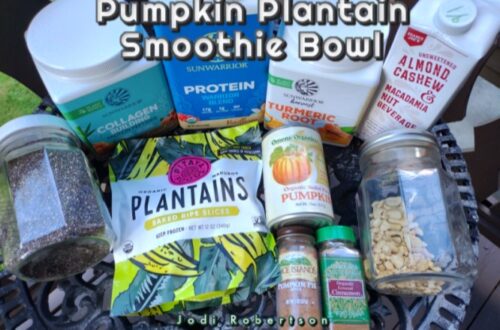 Pumpkin Plantain Smoothie Bowl