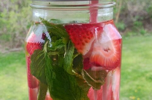 Strawberry Mint Infused Water
