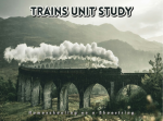 Trains Unit Study Homeschooling on a Shoestring