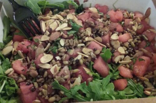 Panera Watermelon Arugula Salad Without Feta
