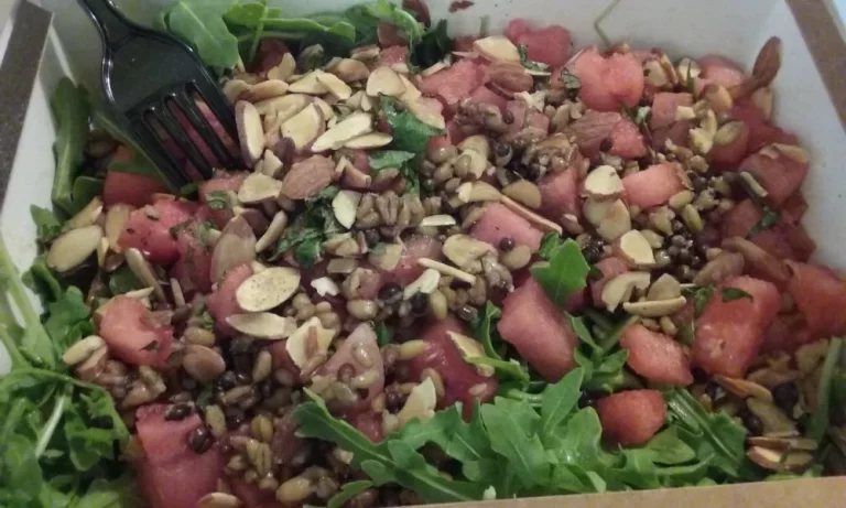 Panera Watermelon Arugula Salad Without Feta