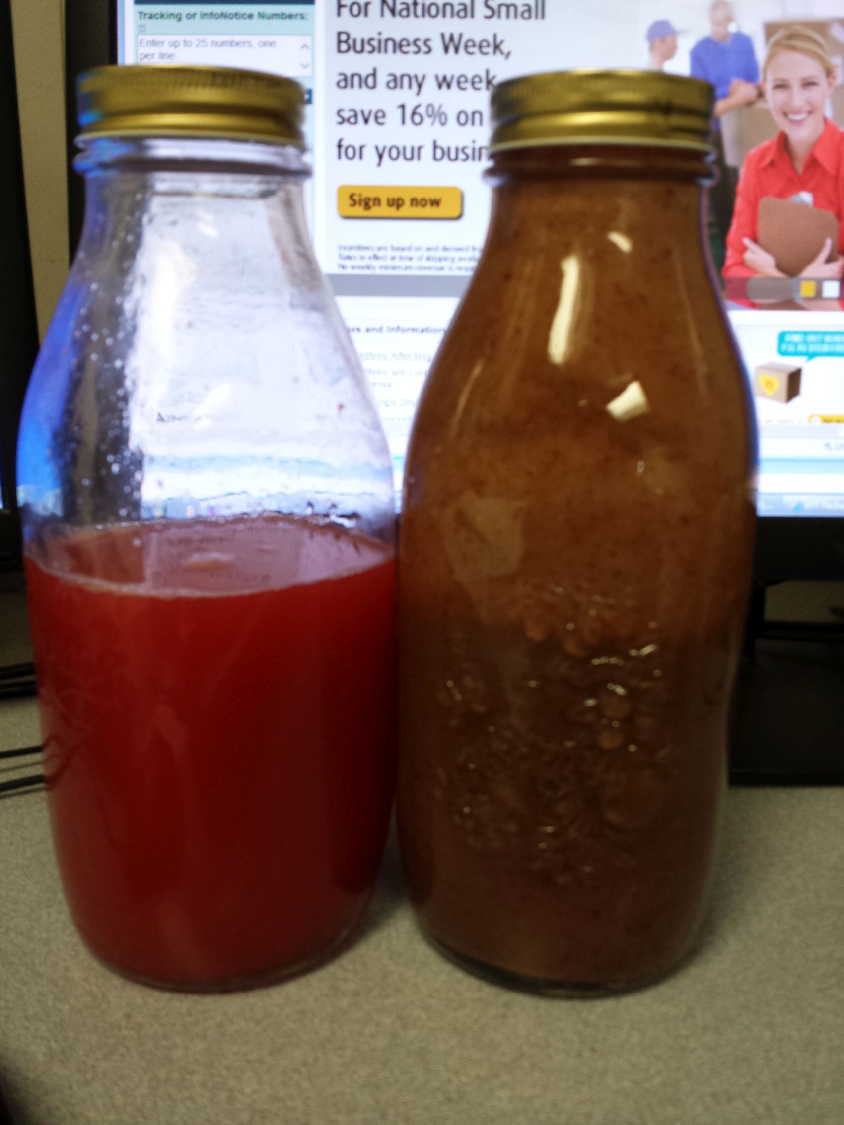 Watermelon Juice and Chard Fruit Smoothie