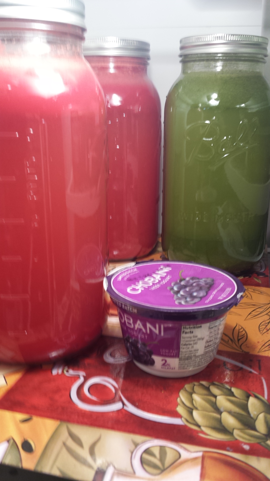 Ball Jars, Watermelon Juice & Green Juice