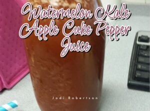 Watermelon Kale Apple Cuke Pepper Juice