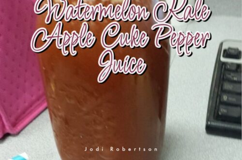 Watermelon Kale Apple Cuke Pepper Juice