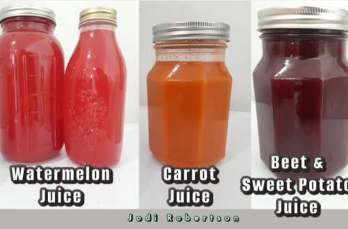 Watermelon Juice and Carrot Juice and Beet with Sweet Potato Juice
